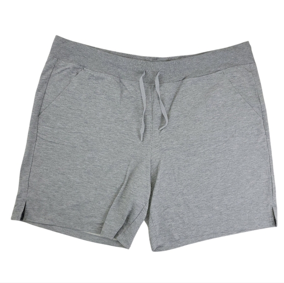 Athletic Works Women's Gray Workout Sweat Shorts Size XXL - Picture 1 of 8